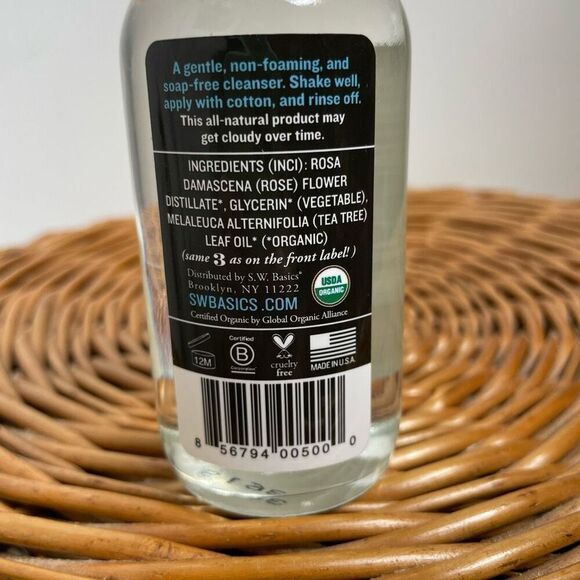 S.W. Basics 3-Ingredients Cleanser, 4 Oz New Sensitive Face Cleanse Natural - Picture 4 of 6